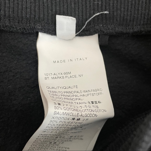 1017 ALYX 9SM Visual Sweatpant Size Large - Picture 10 of 13